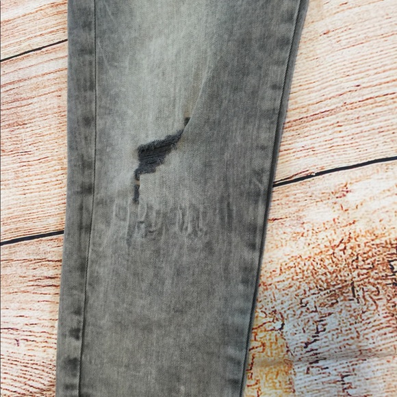 Zara basic denims size 6 vintage grey look FIRM - Picture 5 of 6